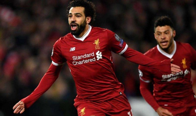  萨拉赫戴帽助红军狂胜伯恩茅斯  