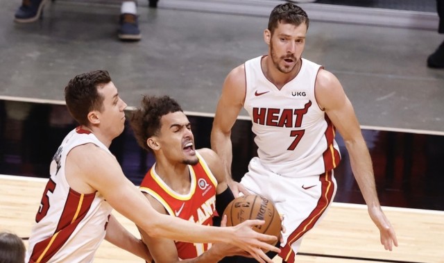  特雷杨25+14，老鹰终结热火三连胜  